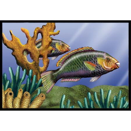 Carolines Treasures Undersea Fantasy 11 Indoor and Outdoor Mat- 18 x 27 in. PTW2036MAT
